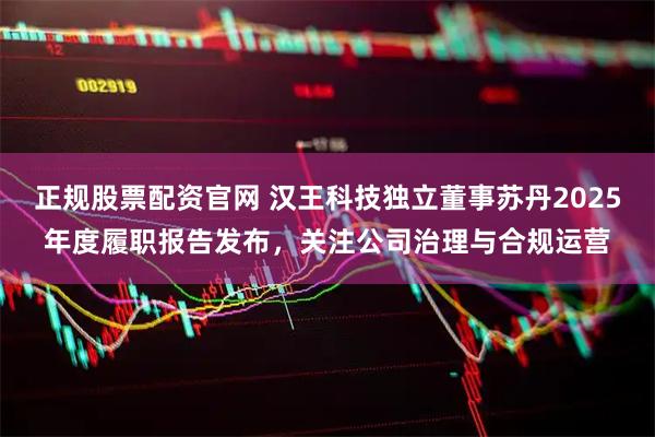 正规股票配资官网 汉王科技独立董事苏丹2025年度履职报告发布，关注公司治理与合规运营